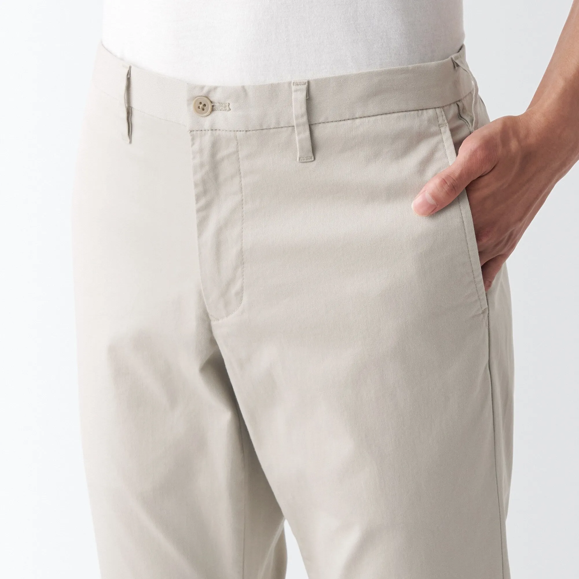 Men's Stretch Chino Slim Pants (Inseam 30inch / 76cm)