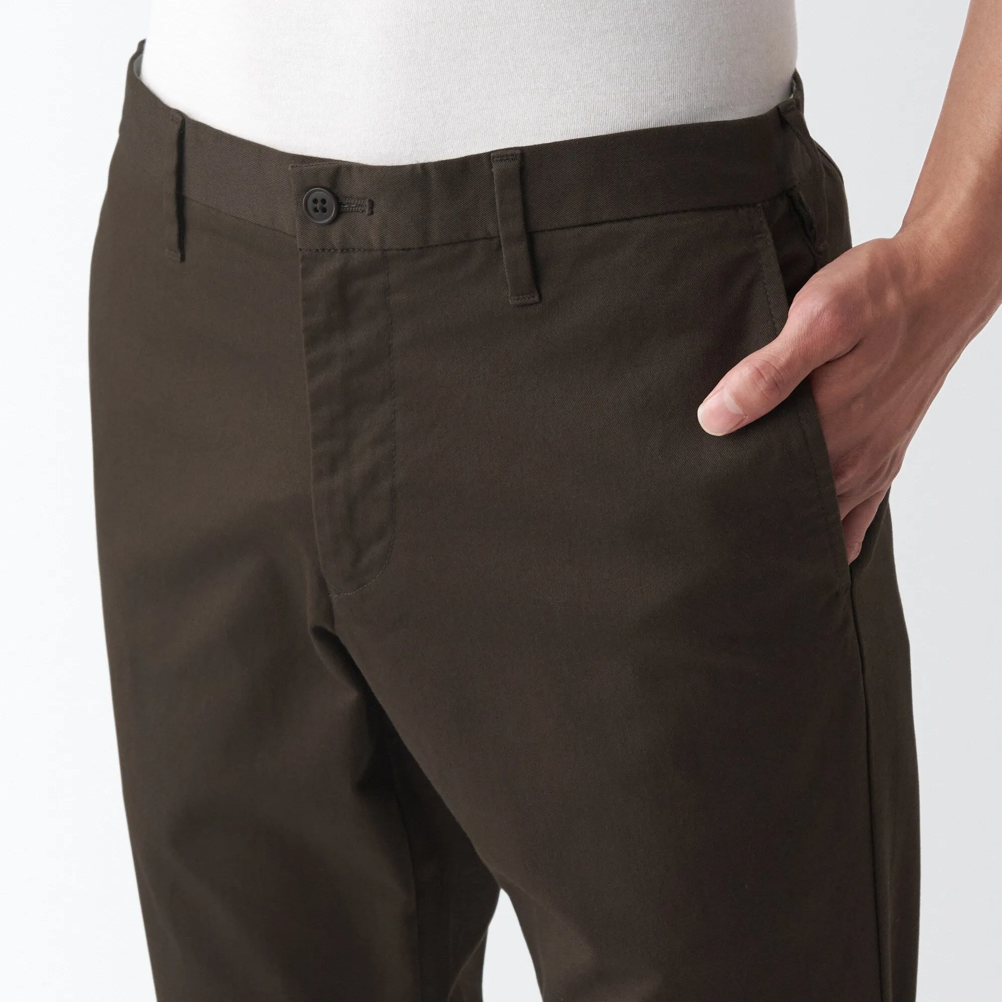 Men's Stretch Chino Slim Pants (Inseam 30inch / 76cm)