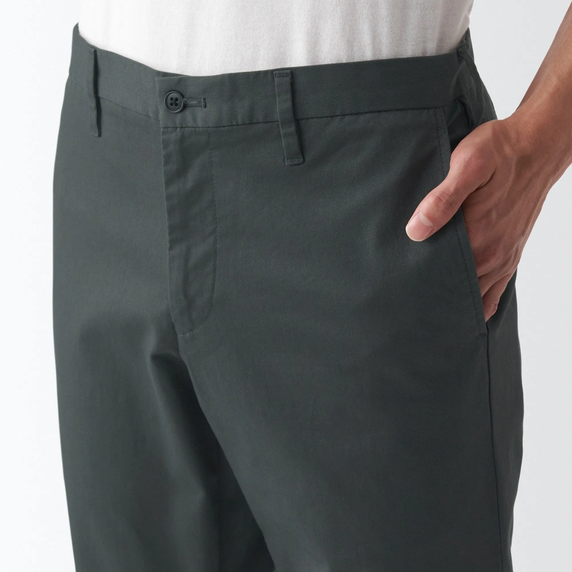 Men's Stretch Chino Slim Pants (Inseam 30inch / 76cm)