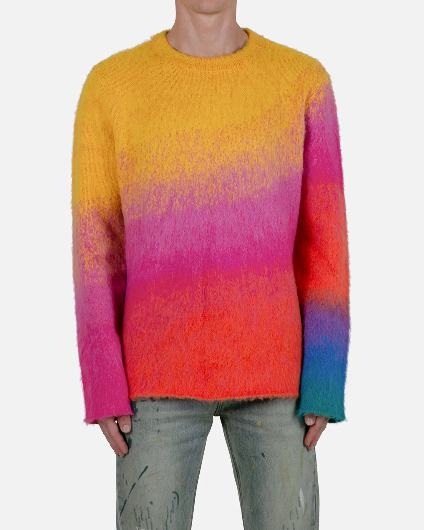 MNML Brushed Gradient Sweater Multi-Coloured