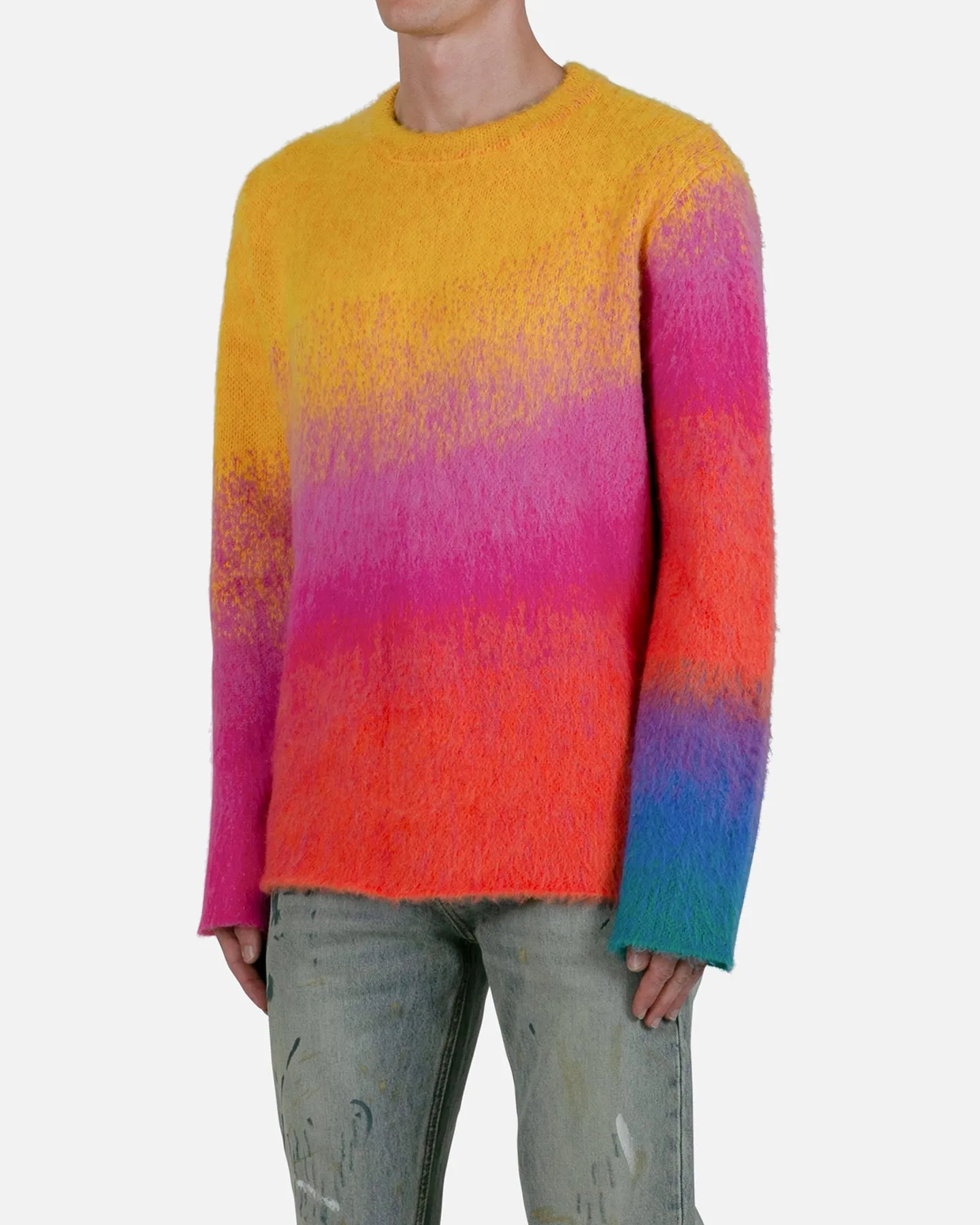 MNML Brushed Gradient Sweater Multi-Coloured