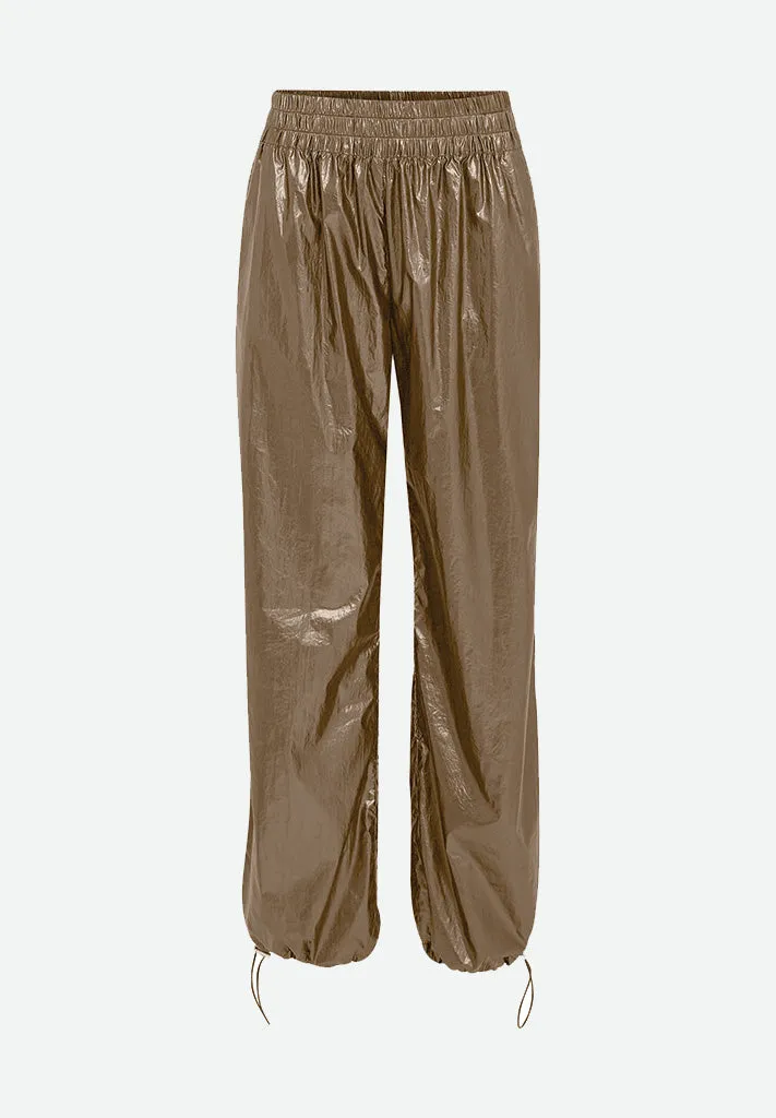 MSJanice Metallic Pant - Wood Smoke Metallic