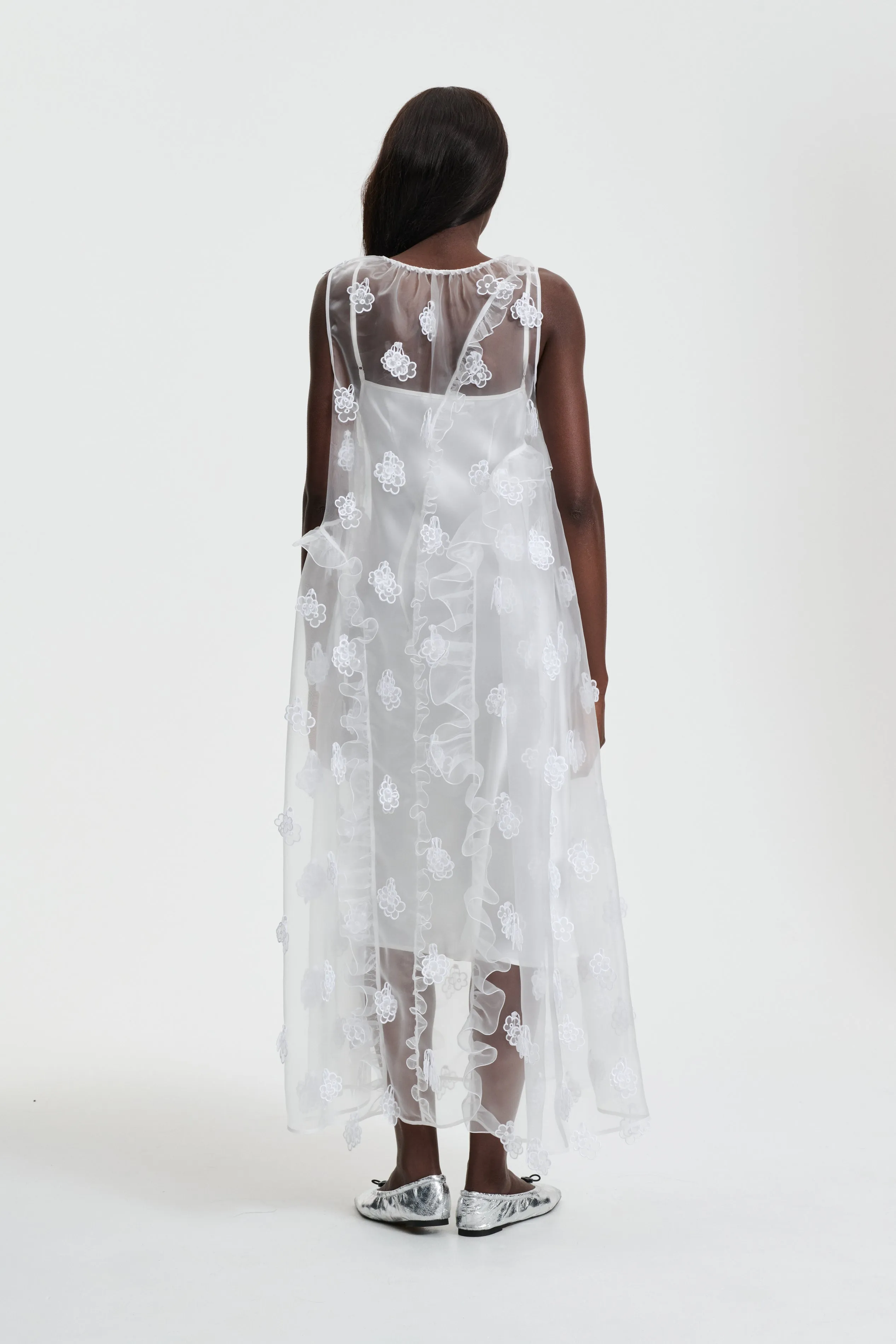 OPAL | DRESS KIRI EMBROIDERY WHITE