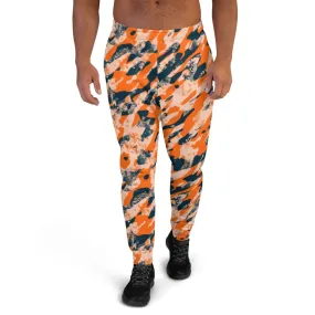 Orange Camouflage Men's Street Joggers