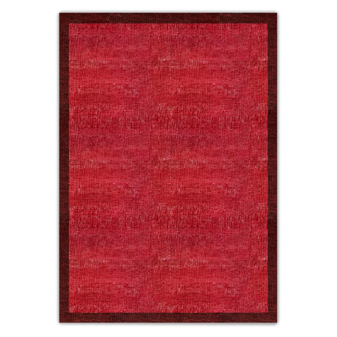 Pomegranate with burgandy border kilim