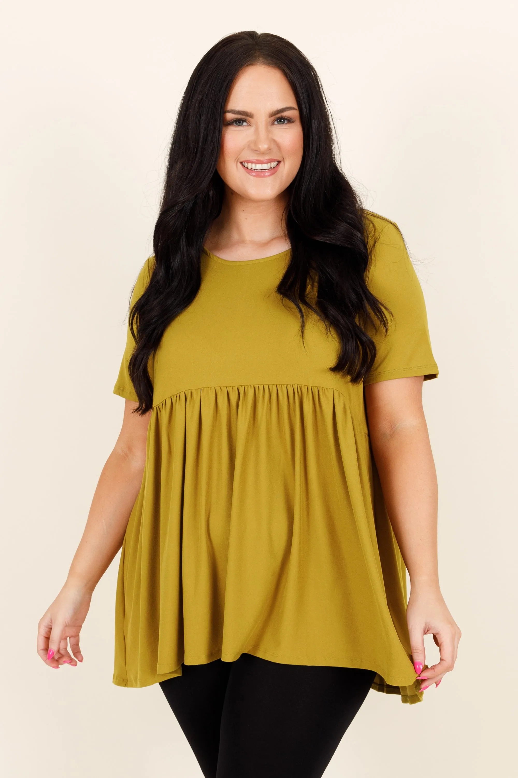 Princess And Punks Top, Olive