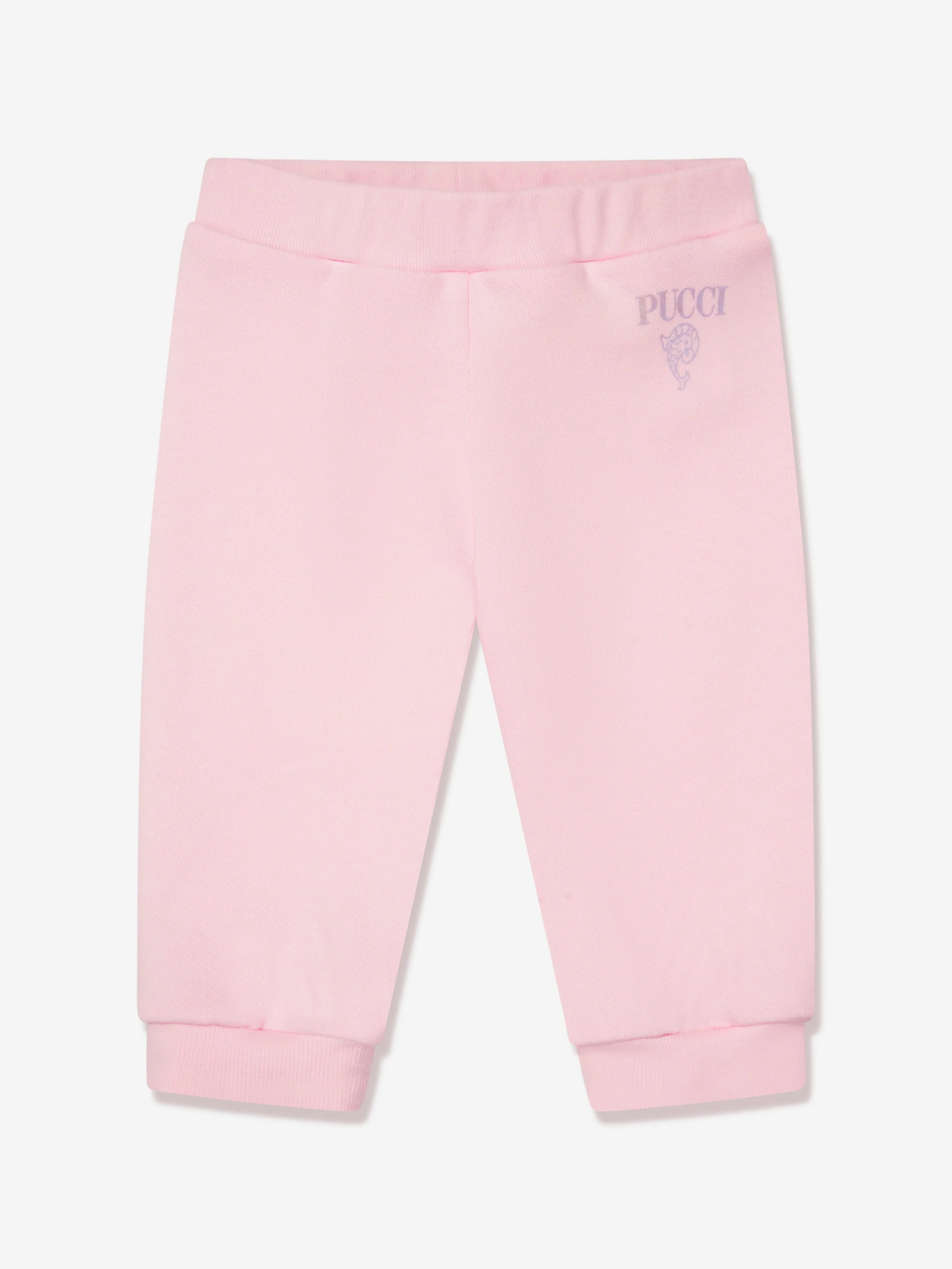 Pucci Baby Girls Logo Joggers in Pink