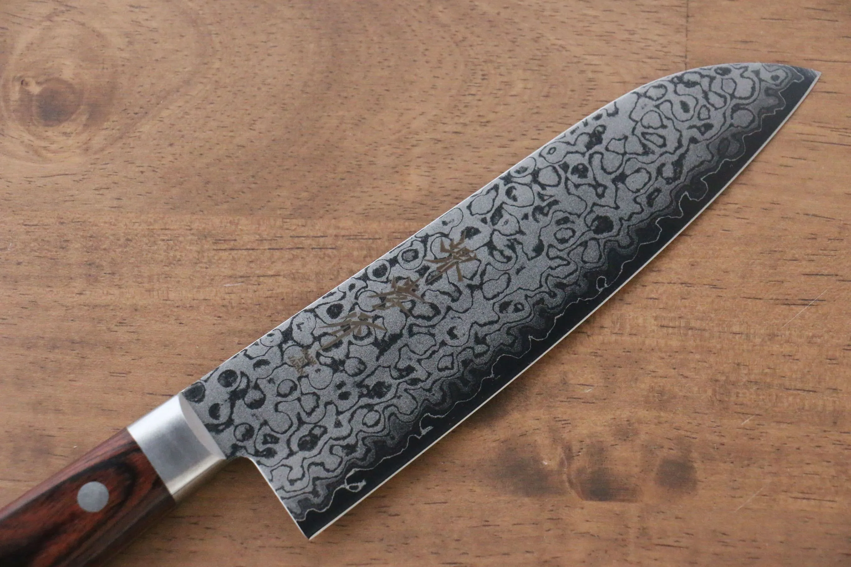 Sakai Takayuki VG10 17 Layer Damascus Mirrored Finish Japanese Santoku & Petty mm