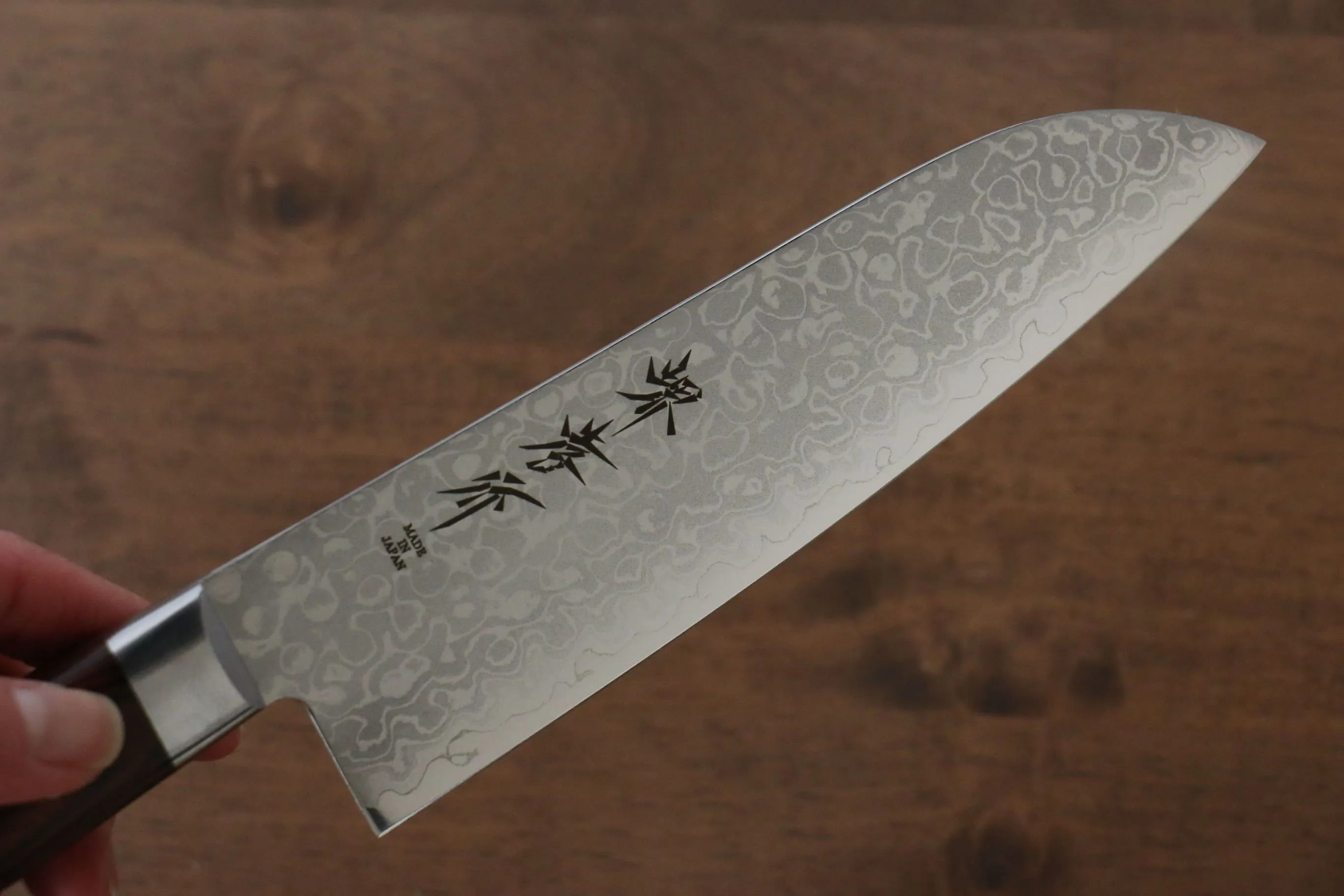 Sakai Takayuki VG10 17 Layer Damascus Mirrored Finish Japanese Santoku & Petty mm