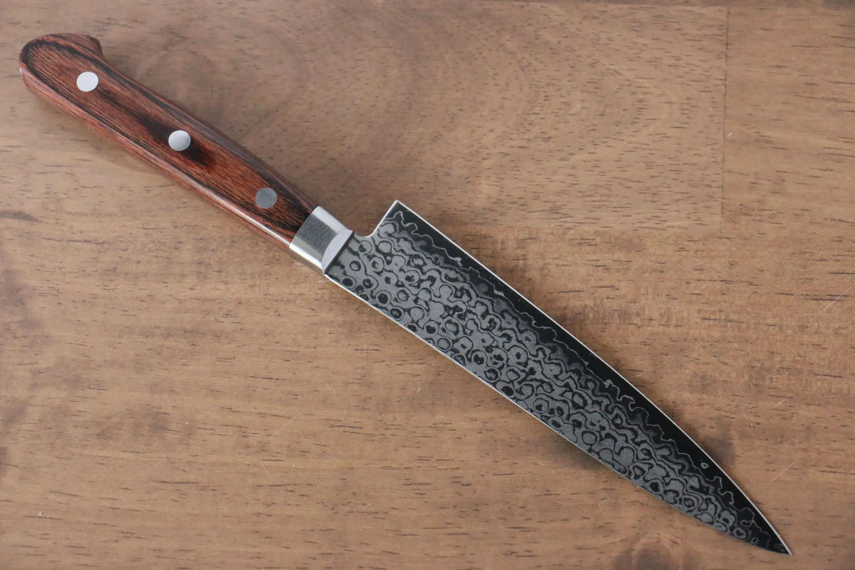 Sakai Takayuki VG10 17 Layer Damascus Mirrored Finish Japanese Santoku & Petty mm