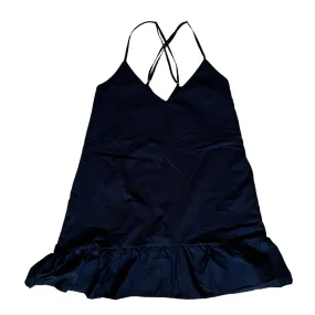 Short Ruffle Dress (Navy)