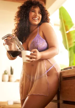 Skip Breakfast! Curvy Size Babydoll