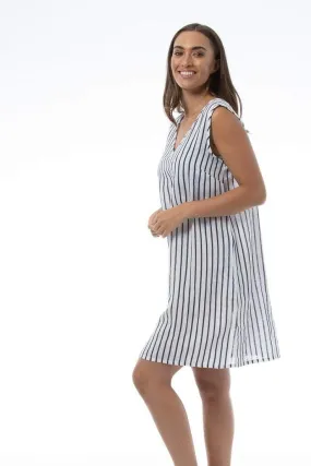 V-neck Stripe Dress - Steph Dress