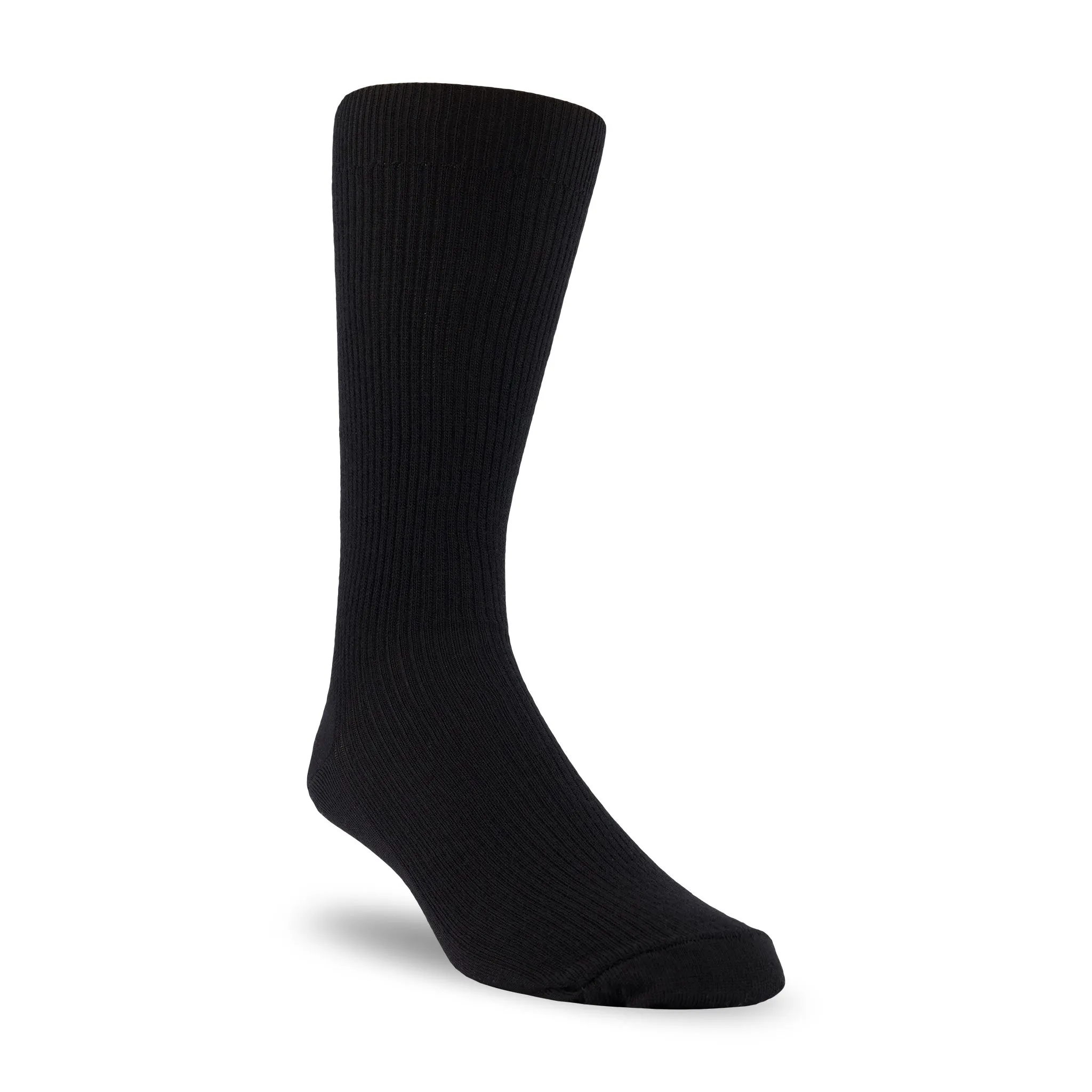 Vagden Cashmere "Non-binding" Ribbed Dress Socks