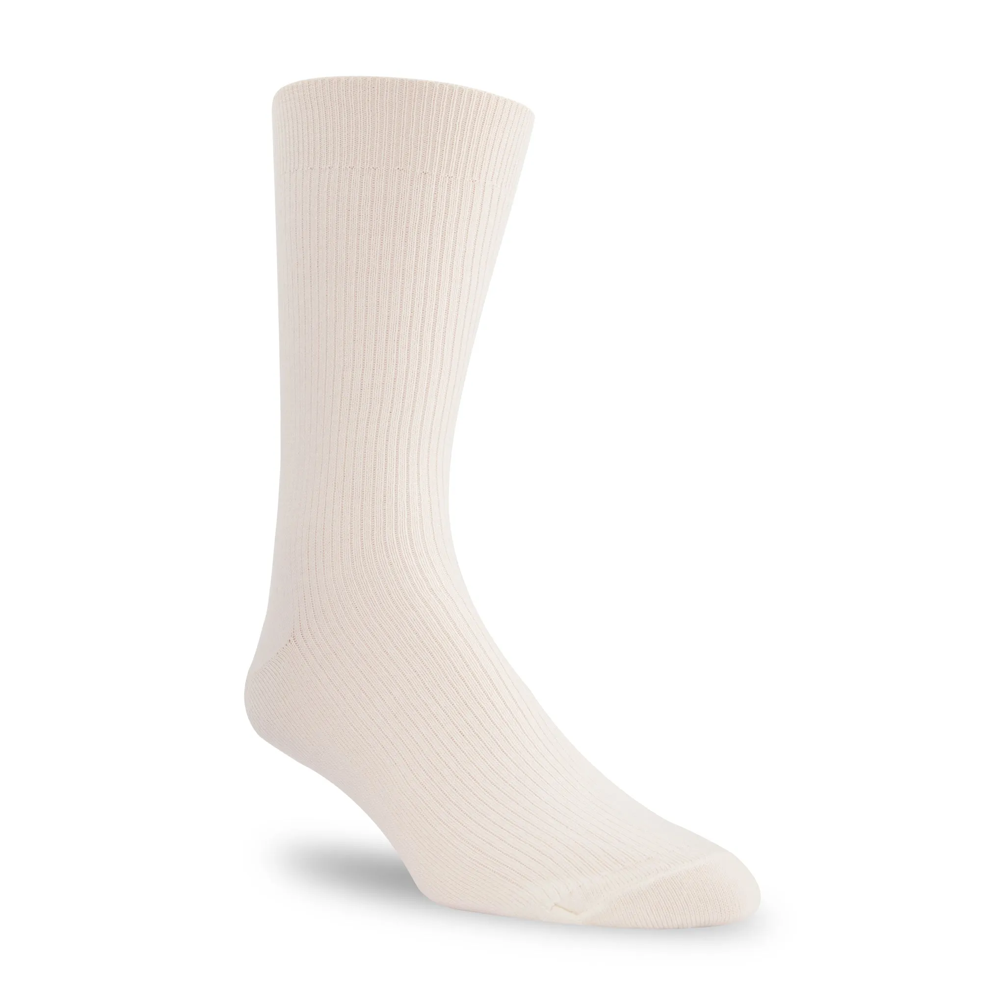 Vagden Cashmere "Non-binding" Ribbed Dress Socks