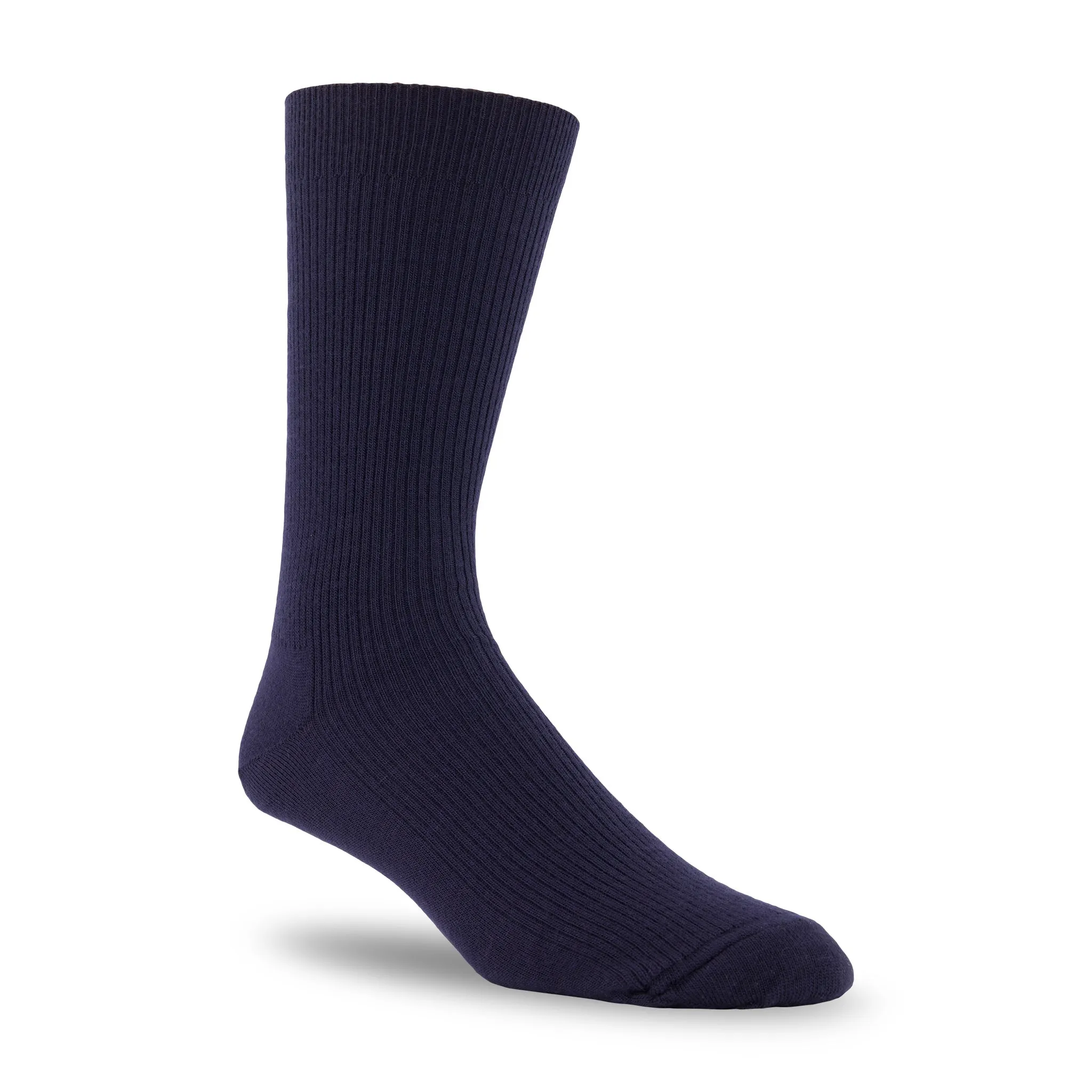 Vagden Cashmere "Non-binding" Ribbed Dress Socks